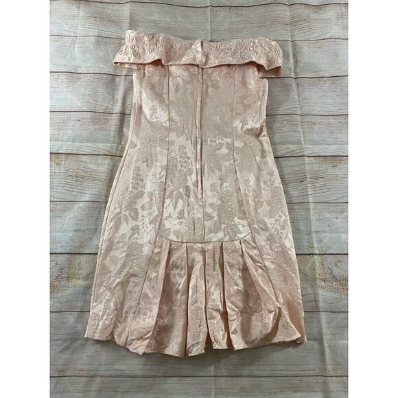 Vintage Cache Petites By Bari Protas Women's Embellished Cocktail Dress - 8 - Picture 10 of 14